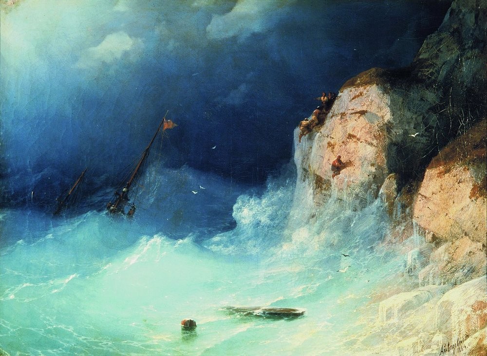 The Shipwreck by Ivan Aivazovsky