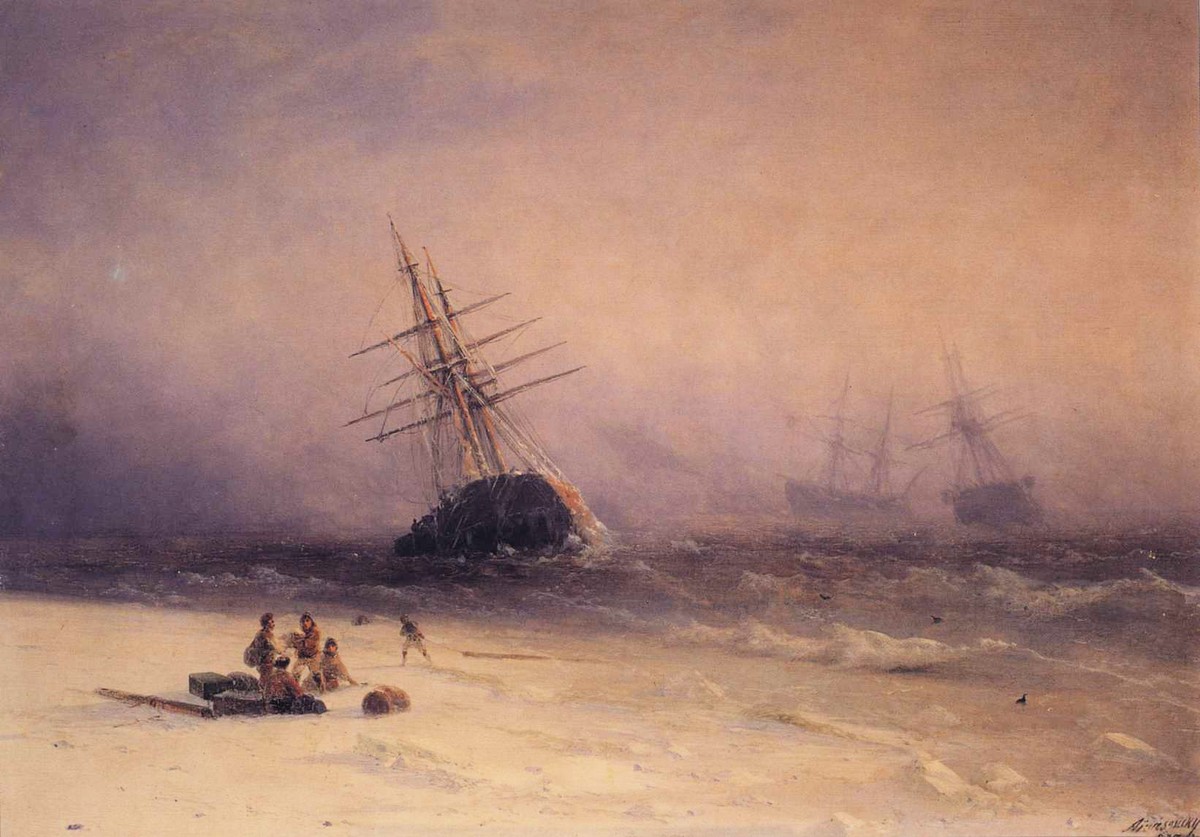 The Shipwreck on Northern sea by Ivan Aivazovsky