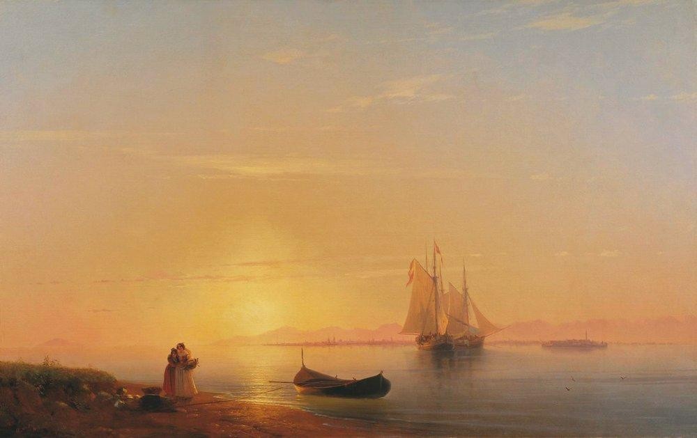 The shores of Dalmatia by Ivan Aivazovsky