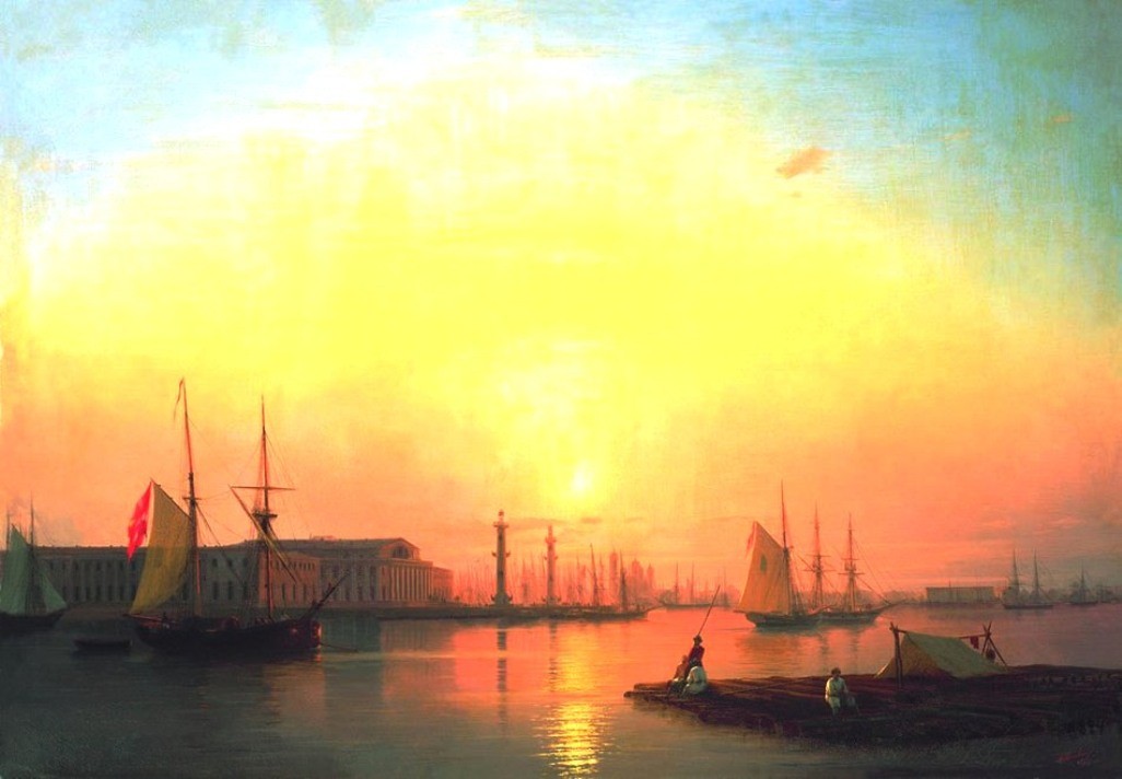 The St. Petersburg Stock Exchange by Ivan Aivazovsky
