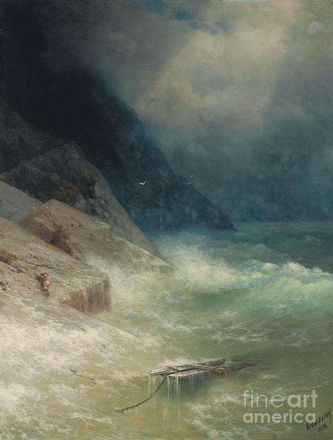 The Survivor by Ivan Aivazovsky