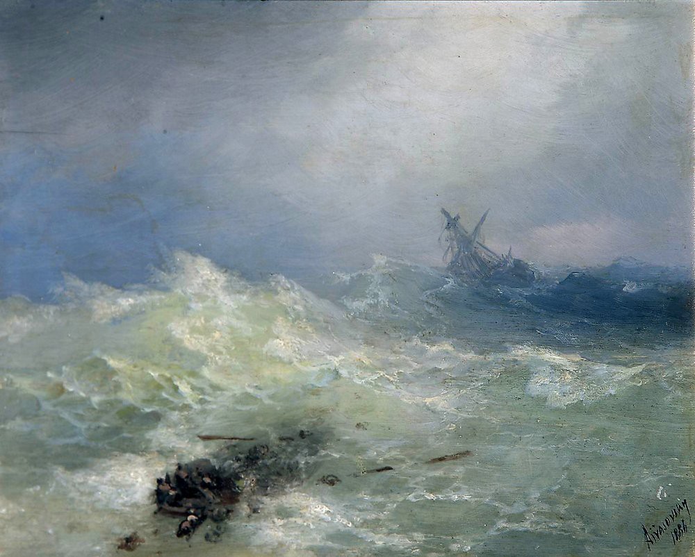 The Tempest by Ivan Aivazovsky