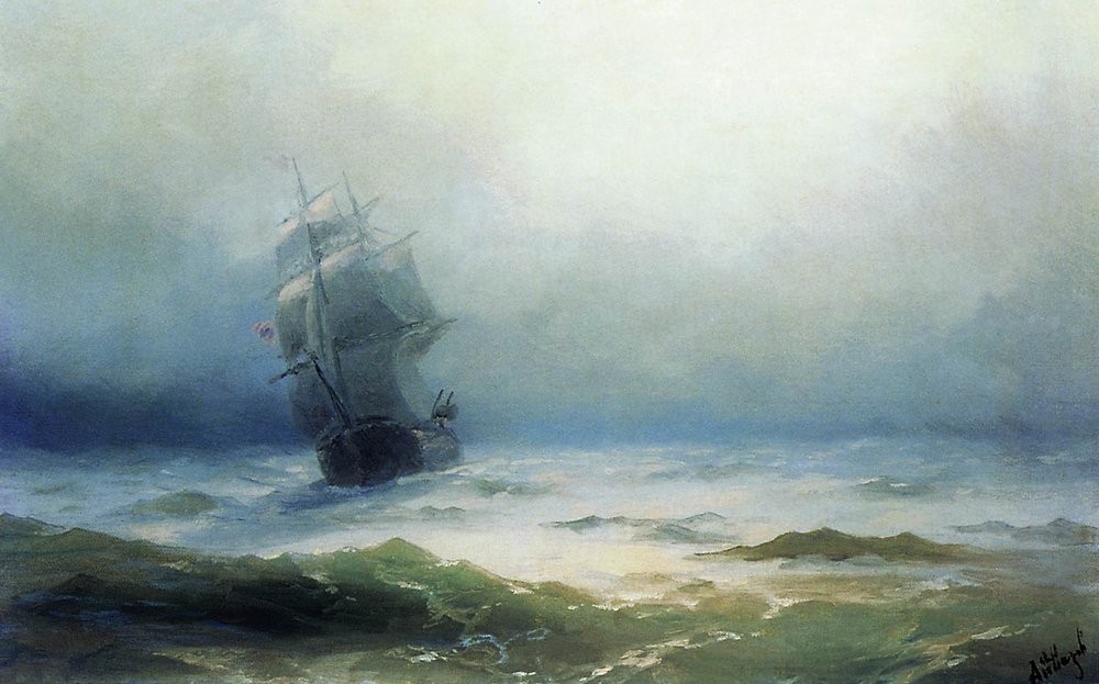 The Tempest by Ivan Aivazovsky