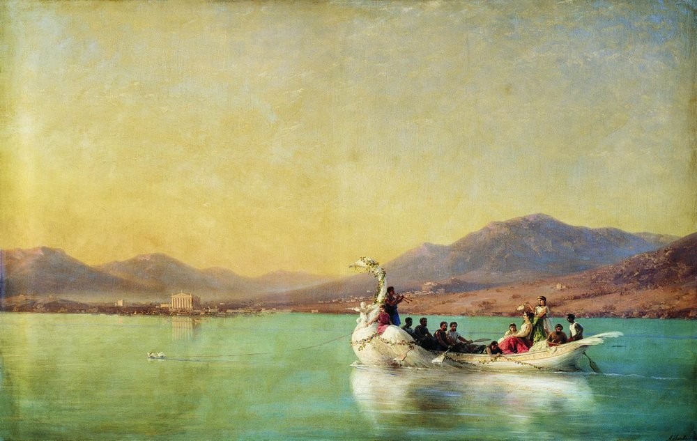 The wedding of the poet in ancient Greece by Ivan Aivazovsky