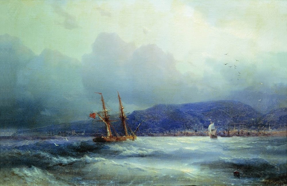 Trebizond from the Sea by Ivan Aivazovsky