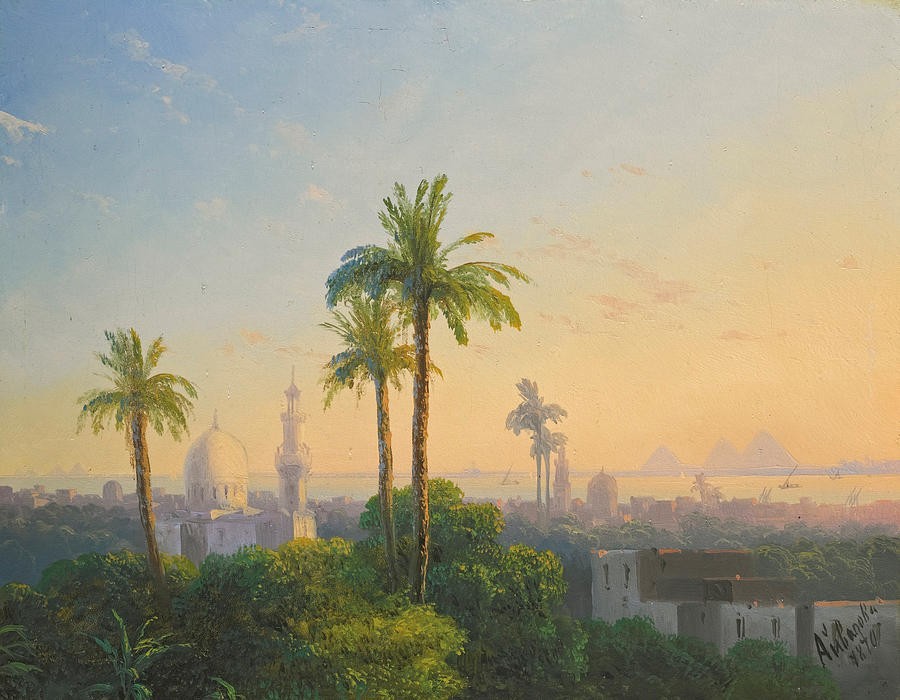 View of Cairo by Ivan Aivazovsky