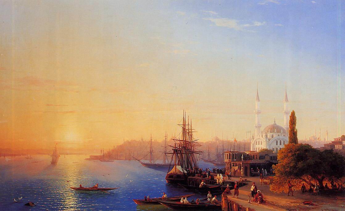 View of Constantinople and the Bosporus by Ivan Aivazovsky