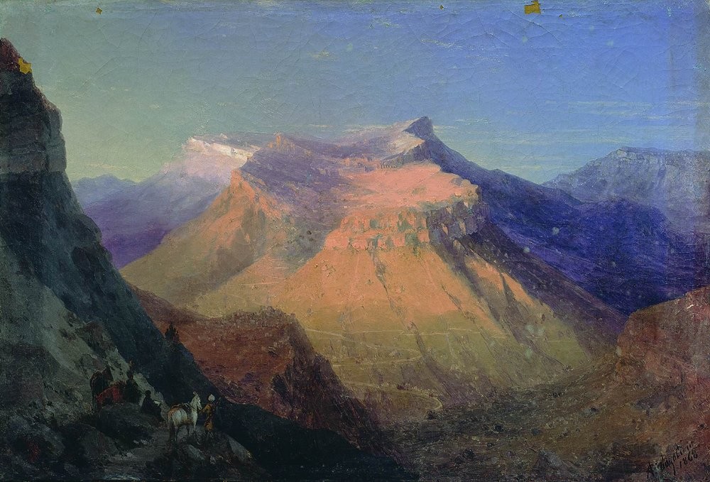 View of Gunib by Ivan Aivazovsky