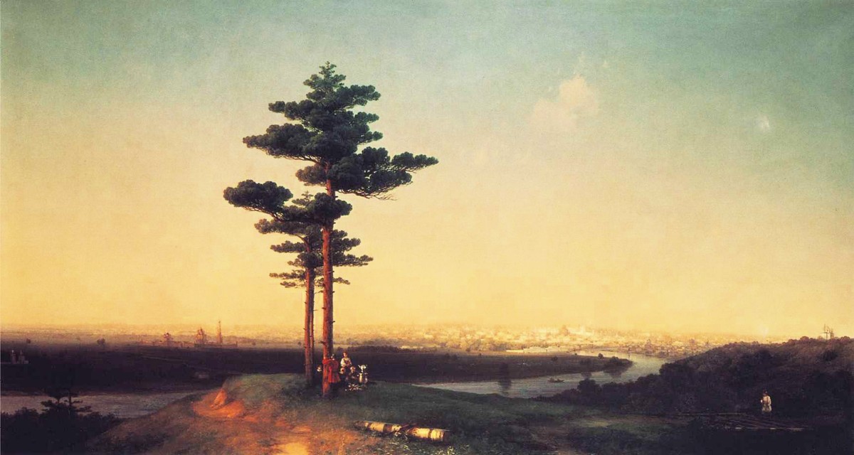 View of Moscow from Sparrow Hills by Ivan Aivazovsky