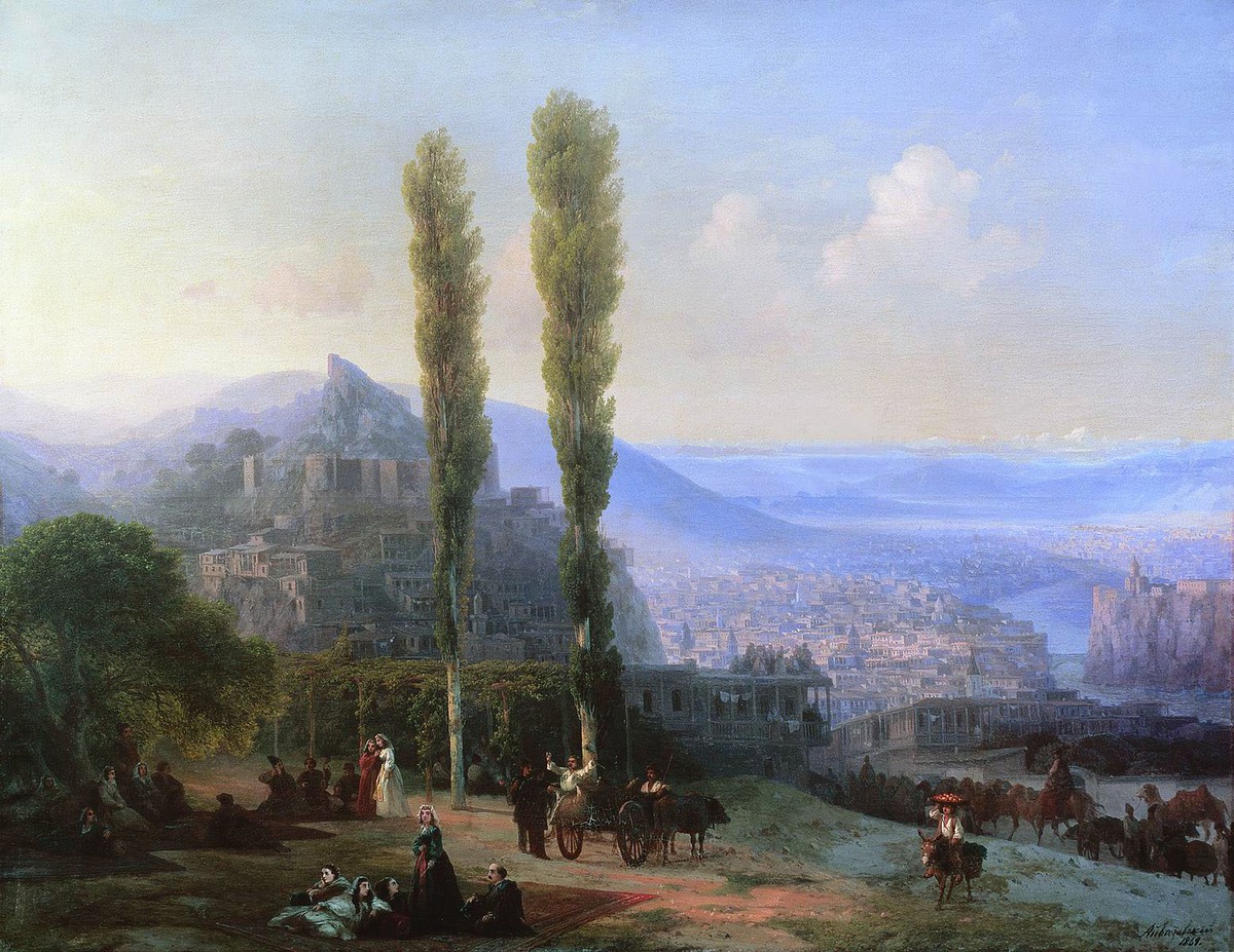 View of Tiflis by Ivan Aivazovsky