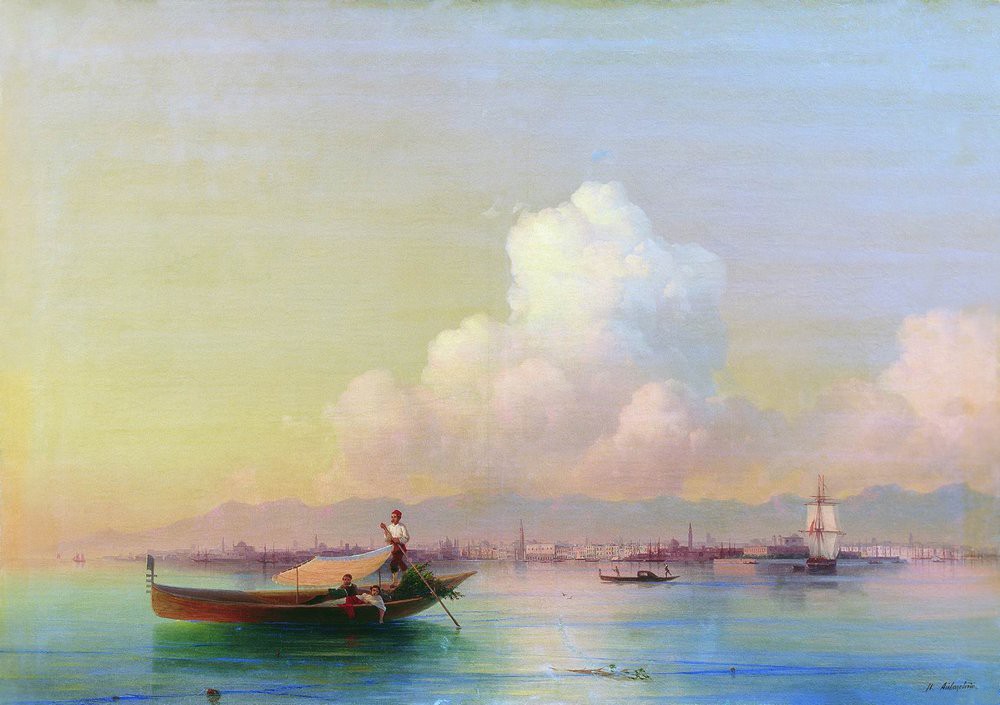 View of Venice from Lido by Ivan Aivazovsky