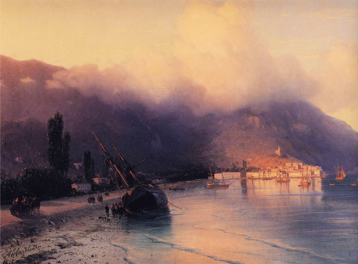View of Yalta by Ivan Aivazovsky