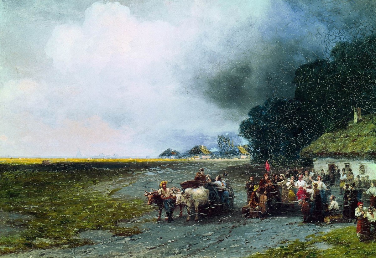 Wedding in Ukraine by Ivan Aivazovsky