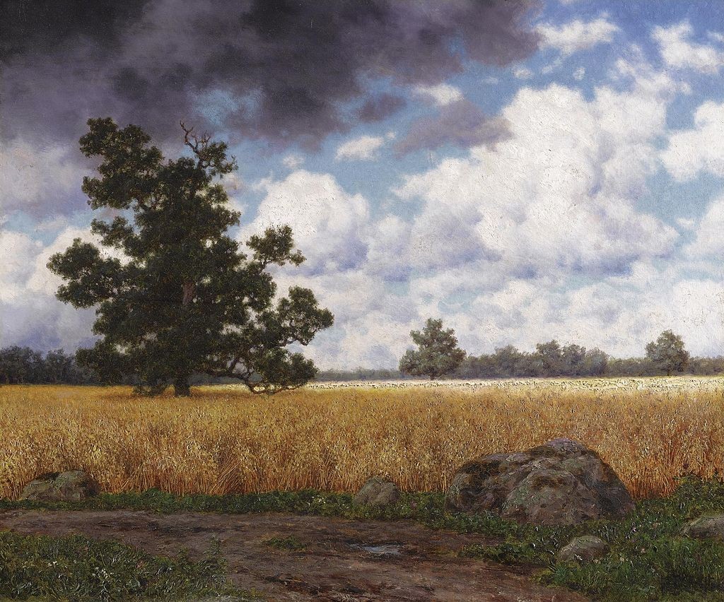 Wheatfields by Ivan Fedorovich Choultse