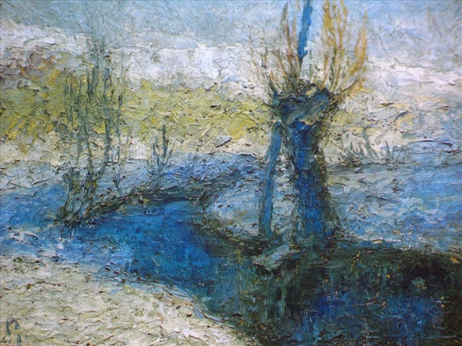 Willows along the stream by Ivan Grohar