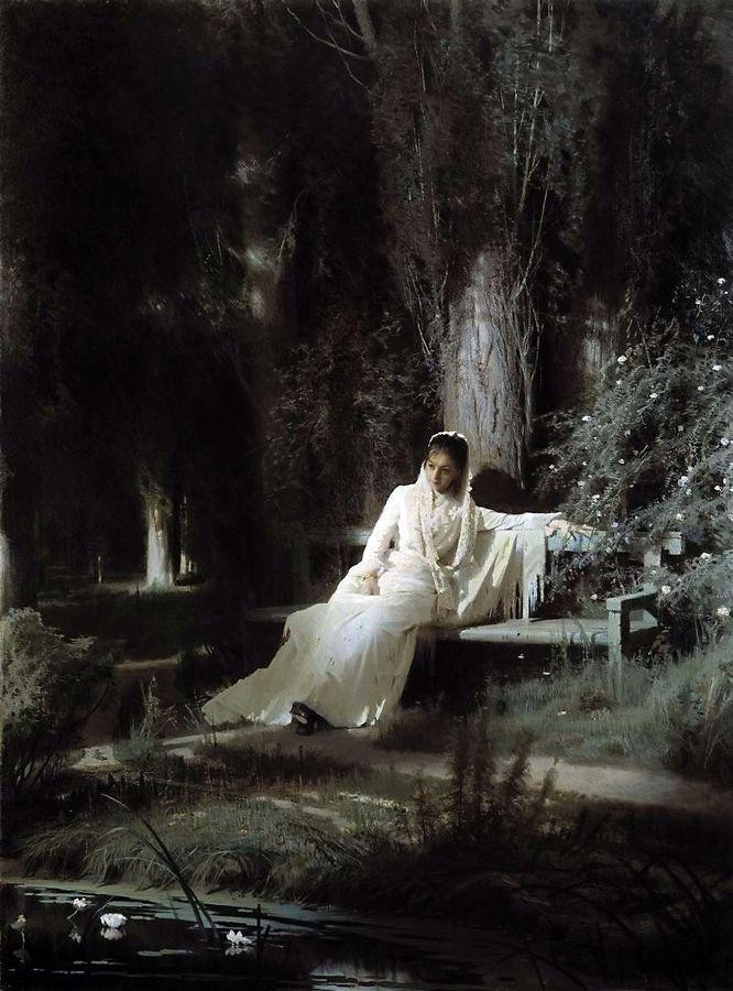 Moonlit Night by Ivan Kramskoy
