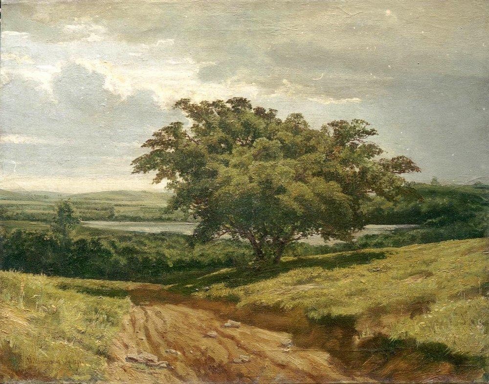 A road by Ivan Shishkin