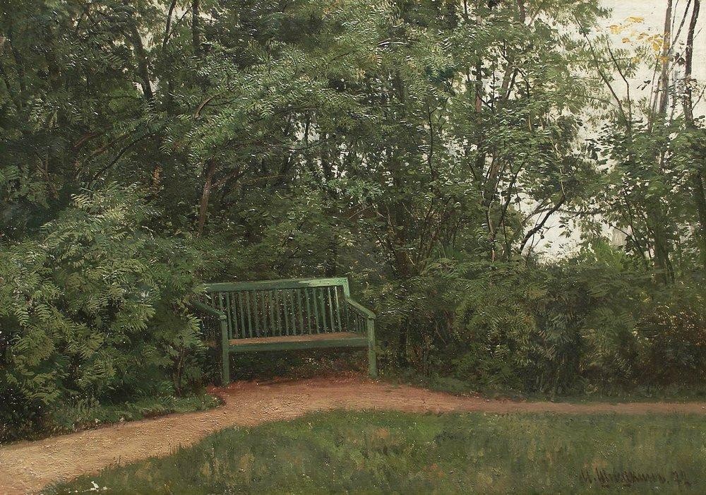 Bench at the mall by Ivan Shishkin