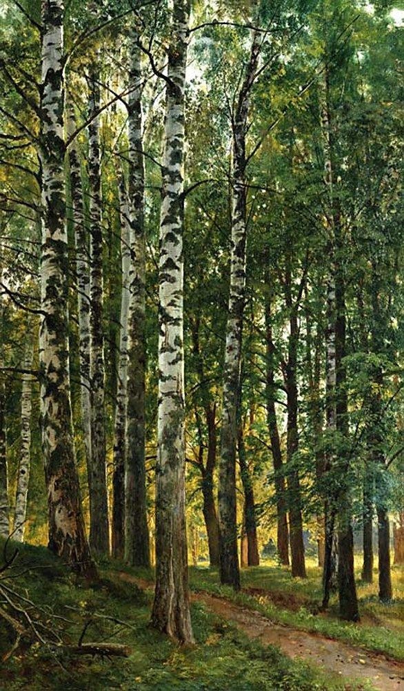 Birch Grove by Ivan Shishkin