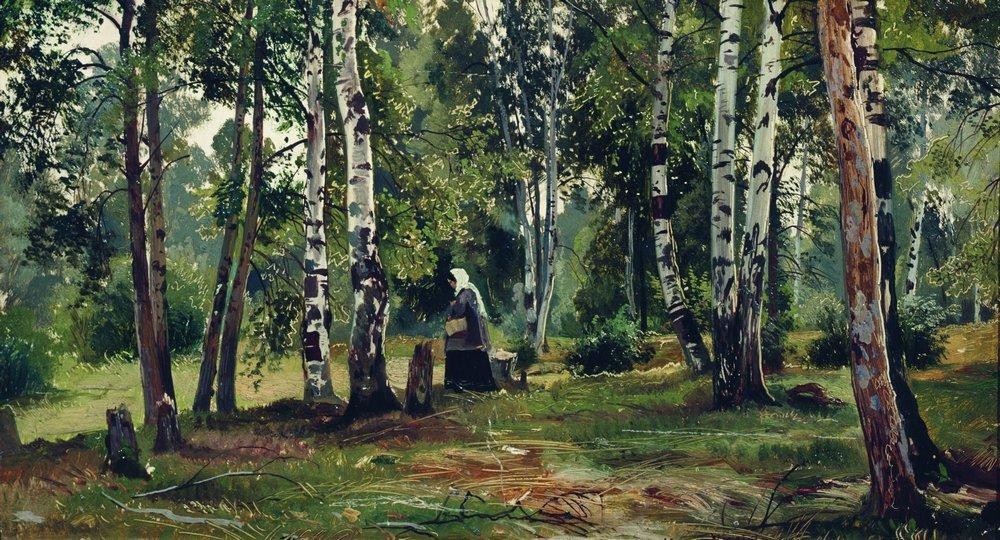 Birch Grove by Ivan Shishkin