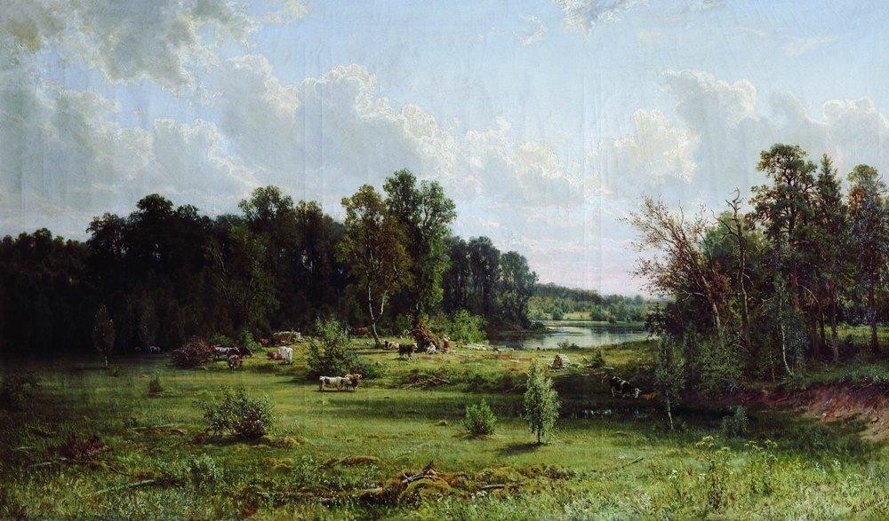 Coppice (Noon) by Ivan Shishkin