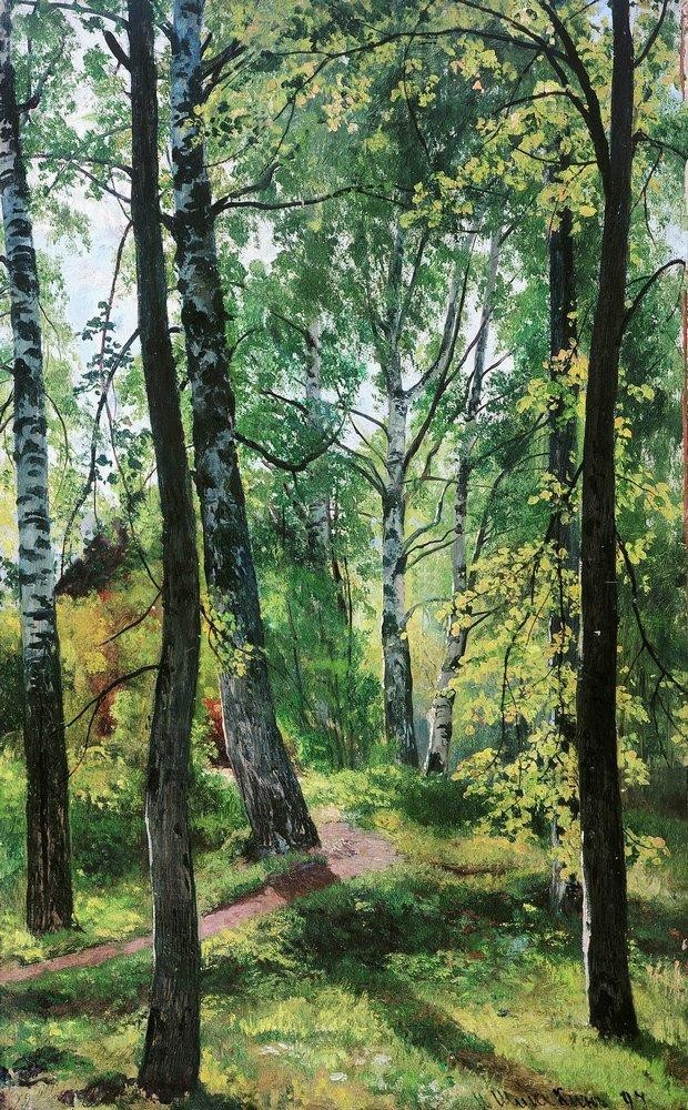 Deciduous Forest by Ivan Shishkin
