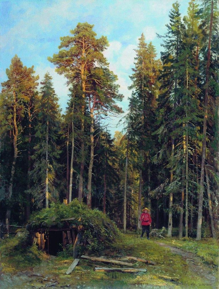 Evening by Ivan Shishkin