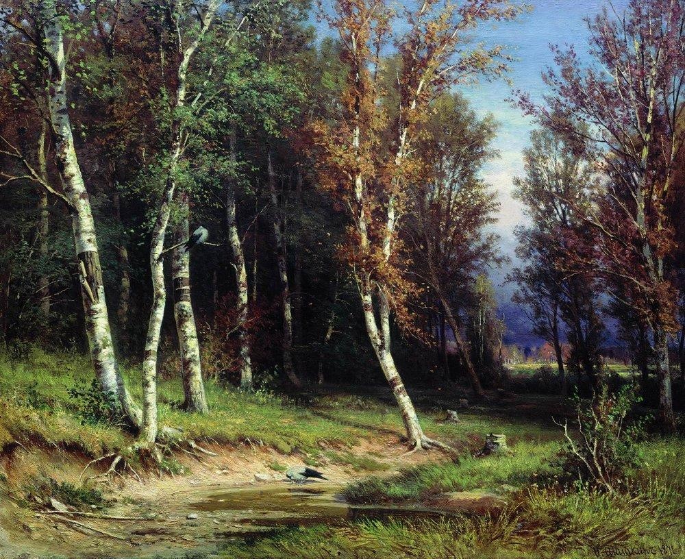 Forest before the storm by Ivan Shishkin