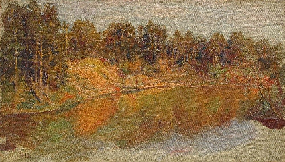 Forest Lake by Ivan Shishkin