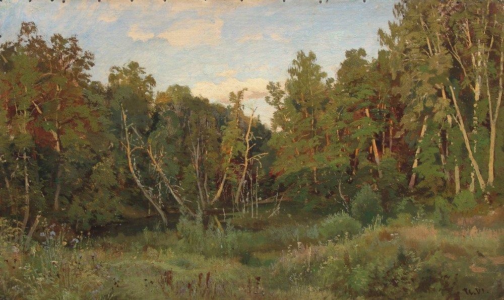 Forest Landscape by Ivan Shishkin