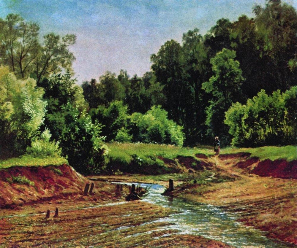 Forest Landscape by Ivan Shishkin