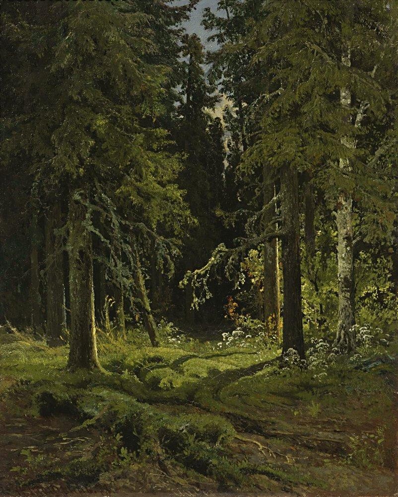 Forest Landscape by Ivan Shishkin