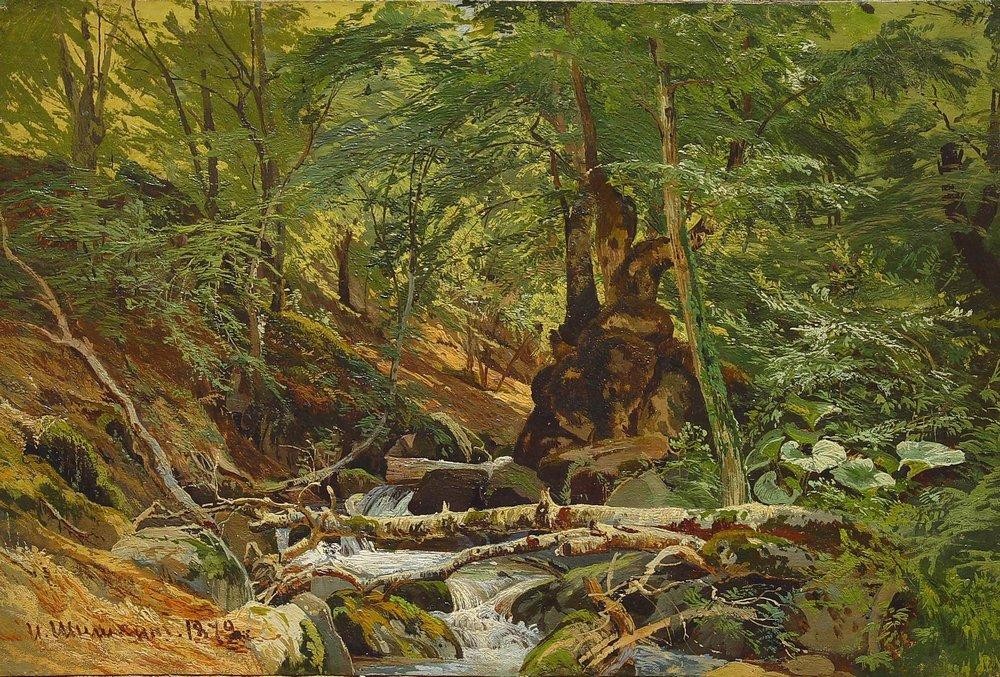 Forest Landscape by Ivan Shishkin