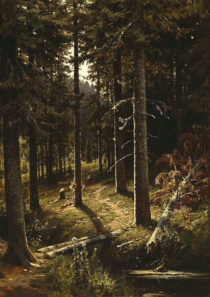 Forest Landscape by Ivan Shishkin