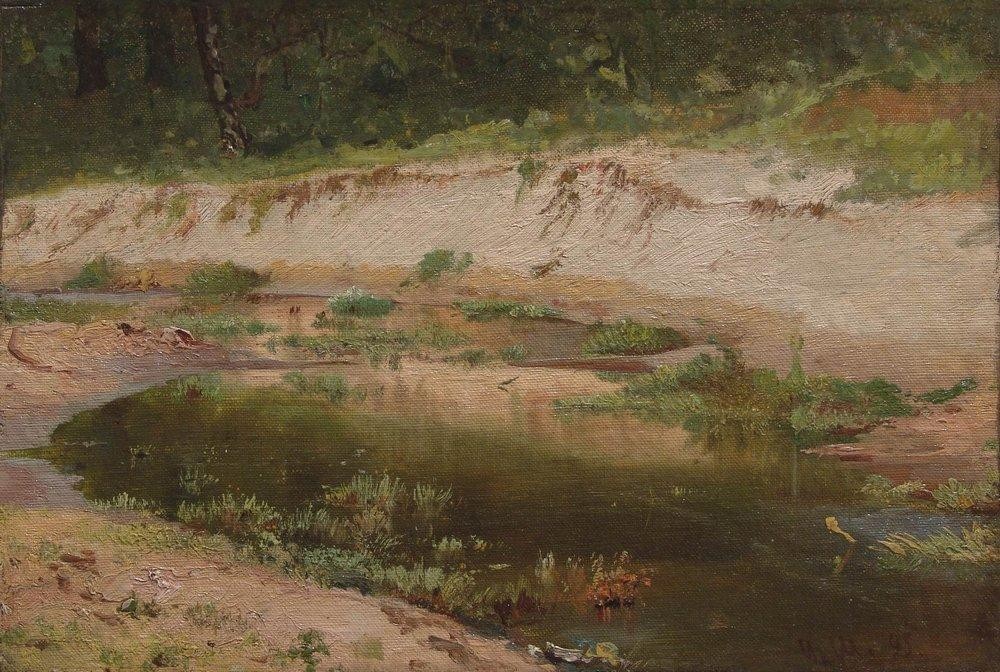 Forest Stream by Ivan Shishkin