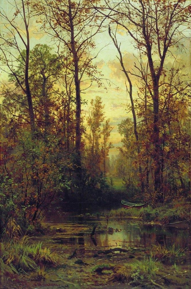Forest. Autumn by Ivan Shishkin
