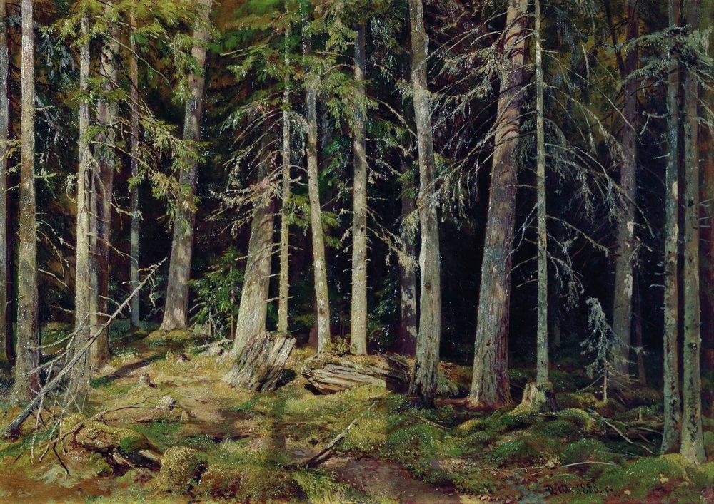 Forest. Mounds by Ivan Shishkin