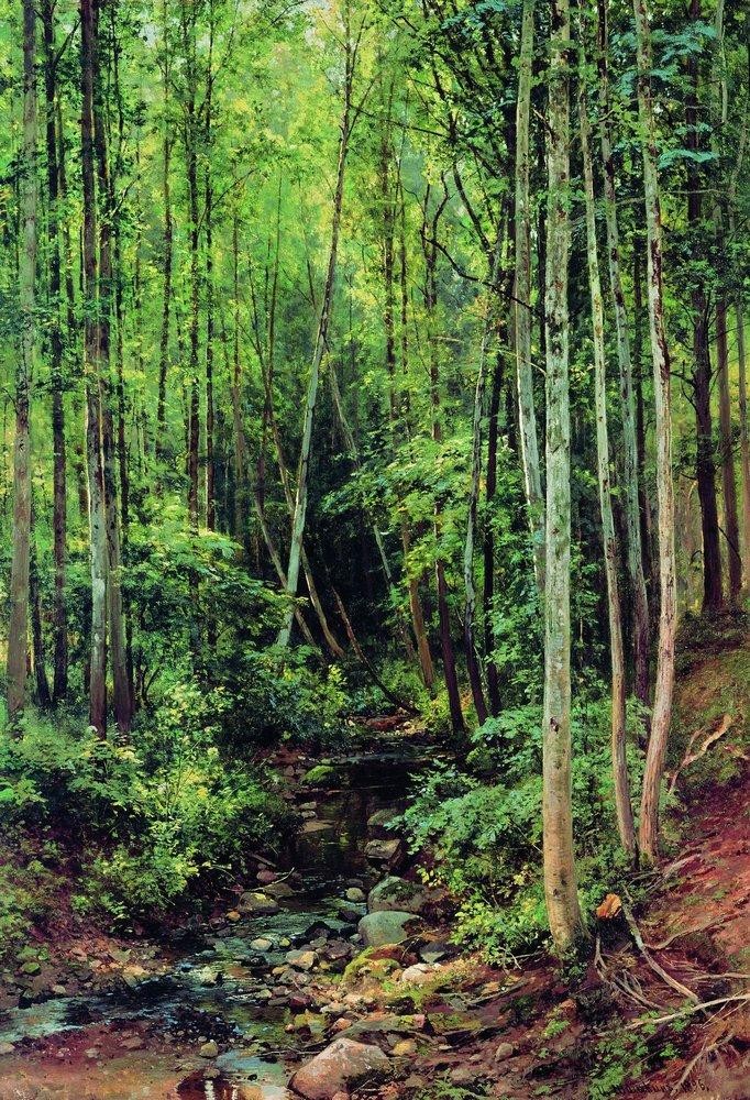 Forest-aspen by Ivan Shishkin