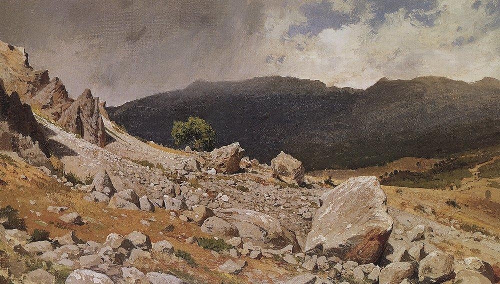 From the vicinity of Gurzuf by Ivan Shishkin