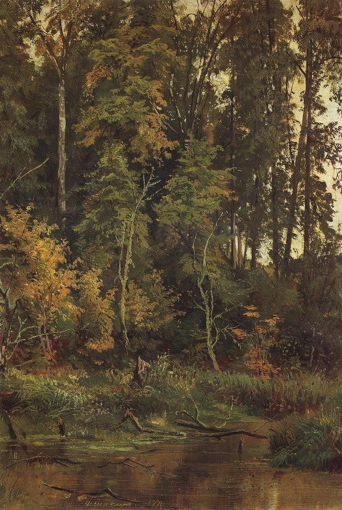 Go to the autumn by Ivan Shishkin