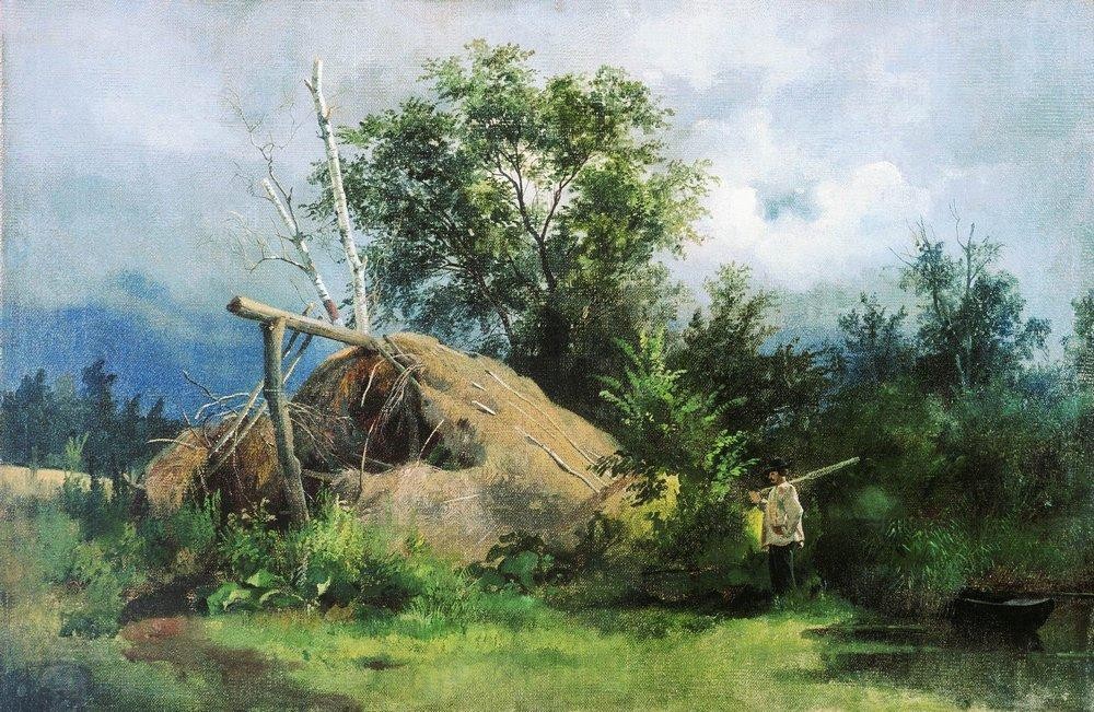 Hovel by Ivan Shishkin