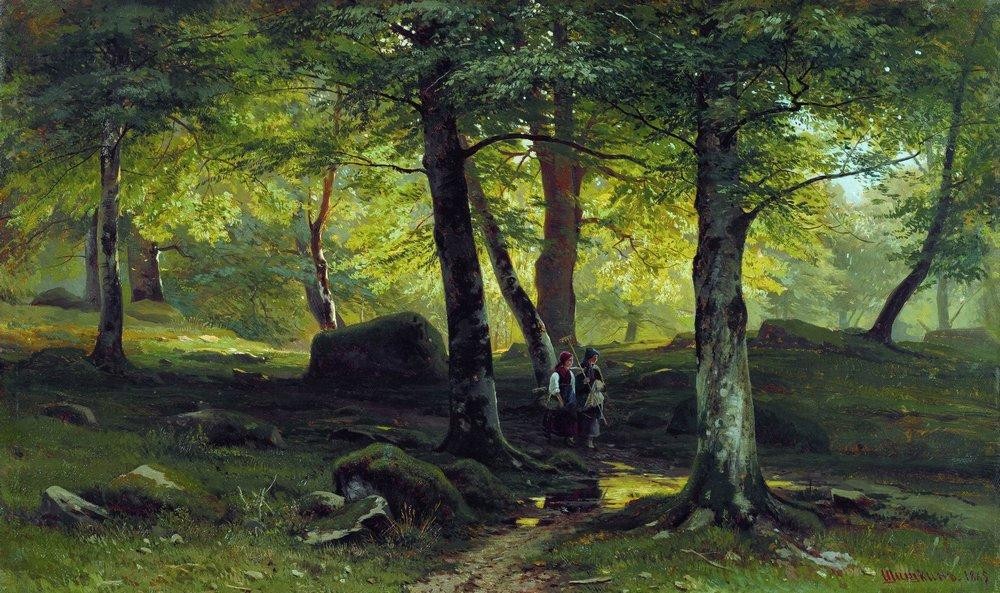 In the Grove by Ivan Shishkin