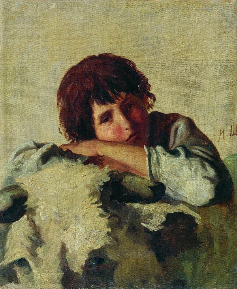Italian boy by Ivan Shishkin