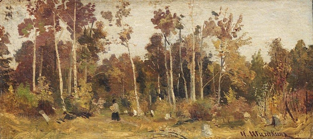 Landscape. Edge of a wood by Ivan Shishkin