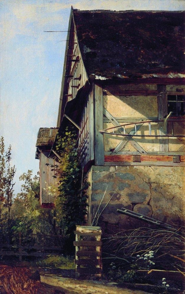 Little House in Dusseldorf by Ivan Shishkin