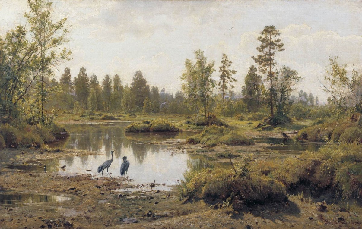 Marsh. Polissia by Ivan Shishkin