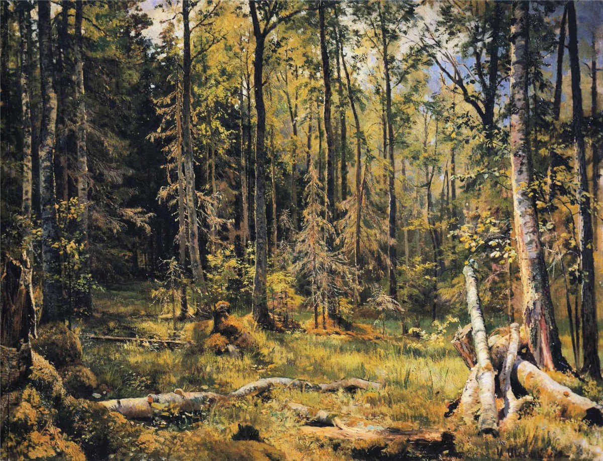 Mixed Forest. Shmetsk Near Narva by Ivan Shishkin