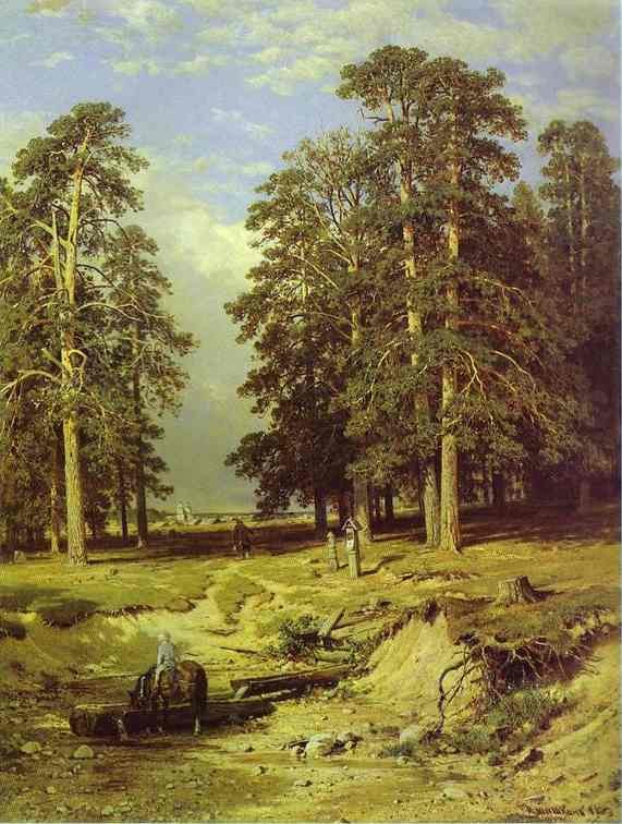 Near Yelabuga by Ivan Shishkin