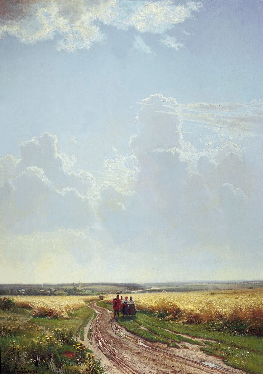 Noon in the Neighbourhood of Moscow by Ivan Shishkin