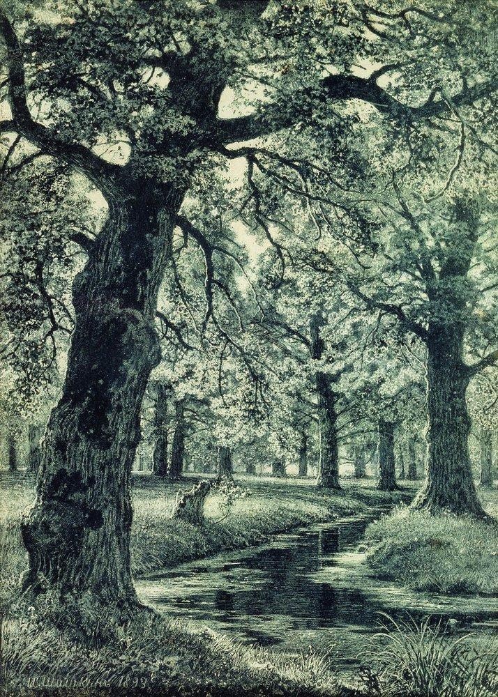 Oak Grove by Ivan Shishkin